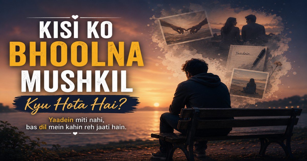 Yaadon se bahar nikalne ka safar